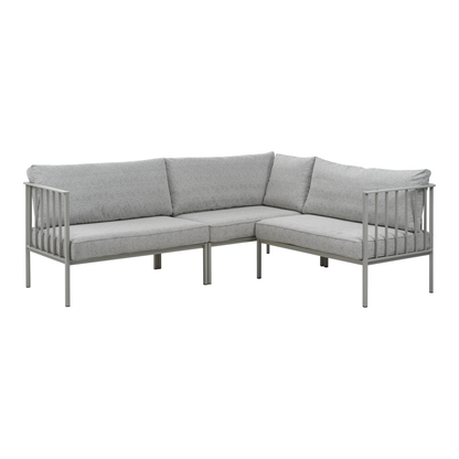 Upper 5-sits hörnsoffa - Light Grey/Digi Grey VÄNSTER 235×193 cm