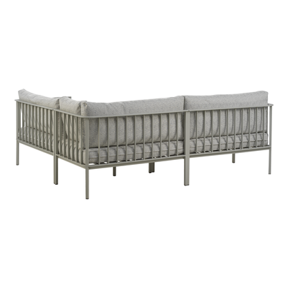 Upper 5-sits hörnsoffa - Light Grey/Digi Grey VÄNSTER 235×193 cm