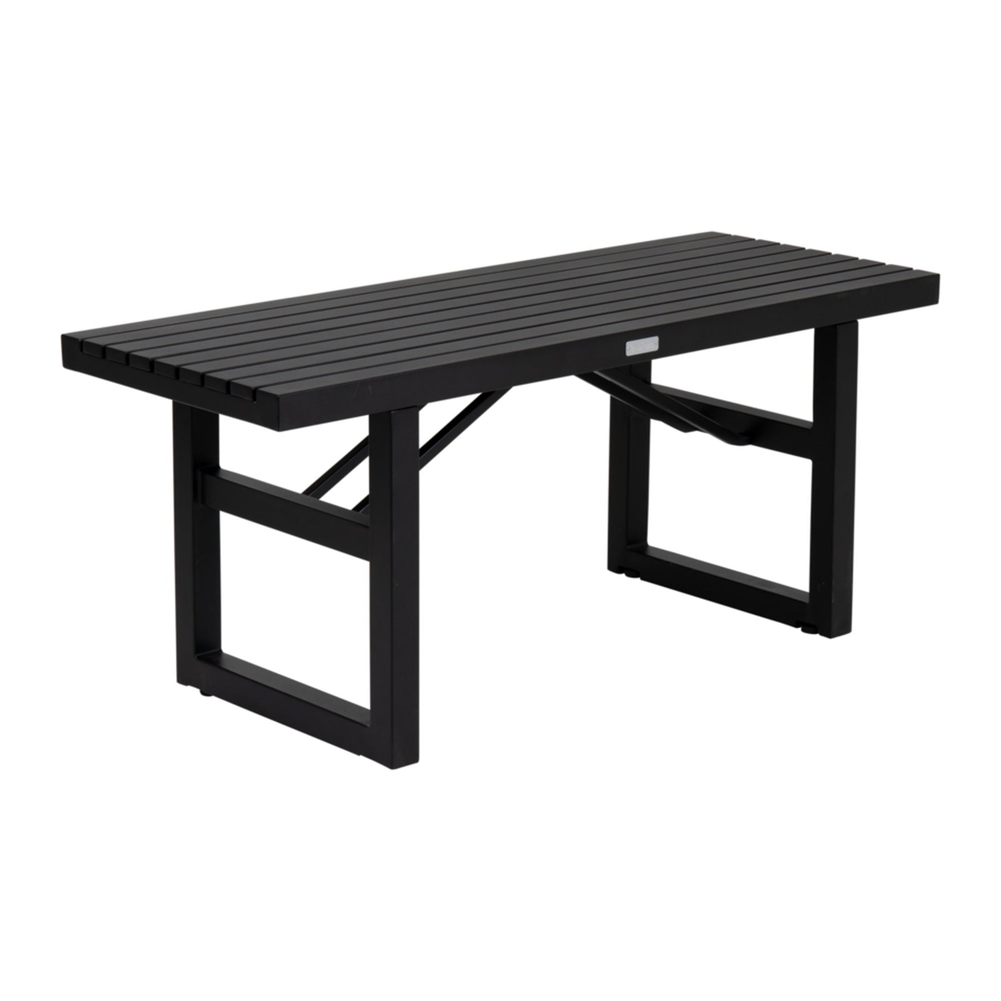 Vevi bänk Svart 105 cm – Brafab