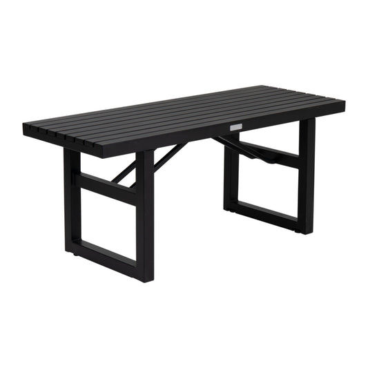Vevi bänk Svart 105 cm – Brafab