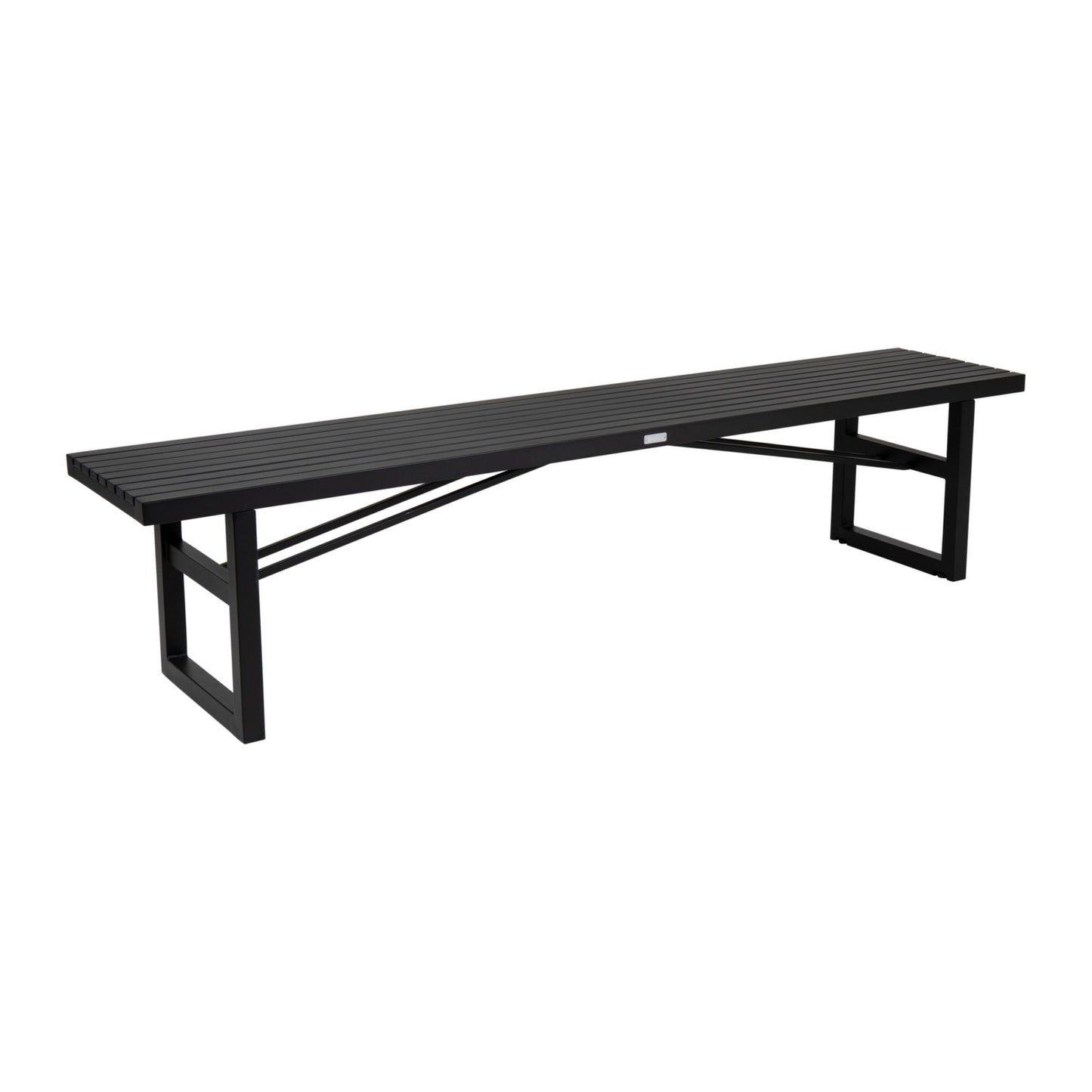 Vevi bänk Svart 200 cm – Brafab