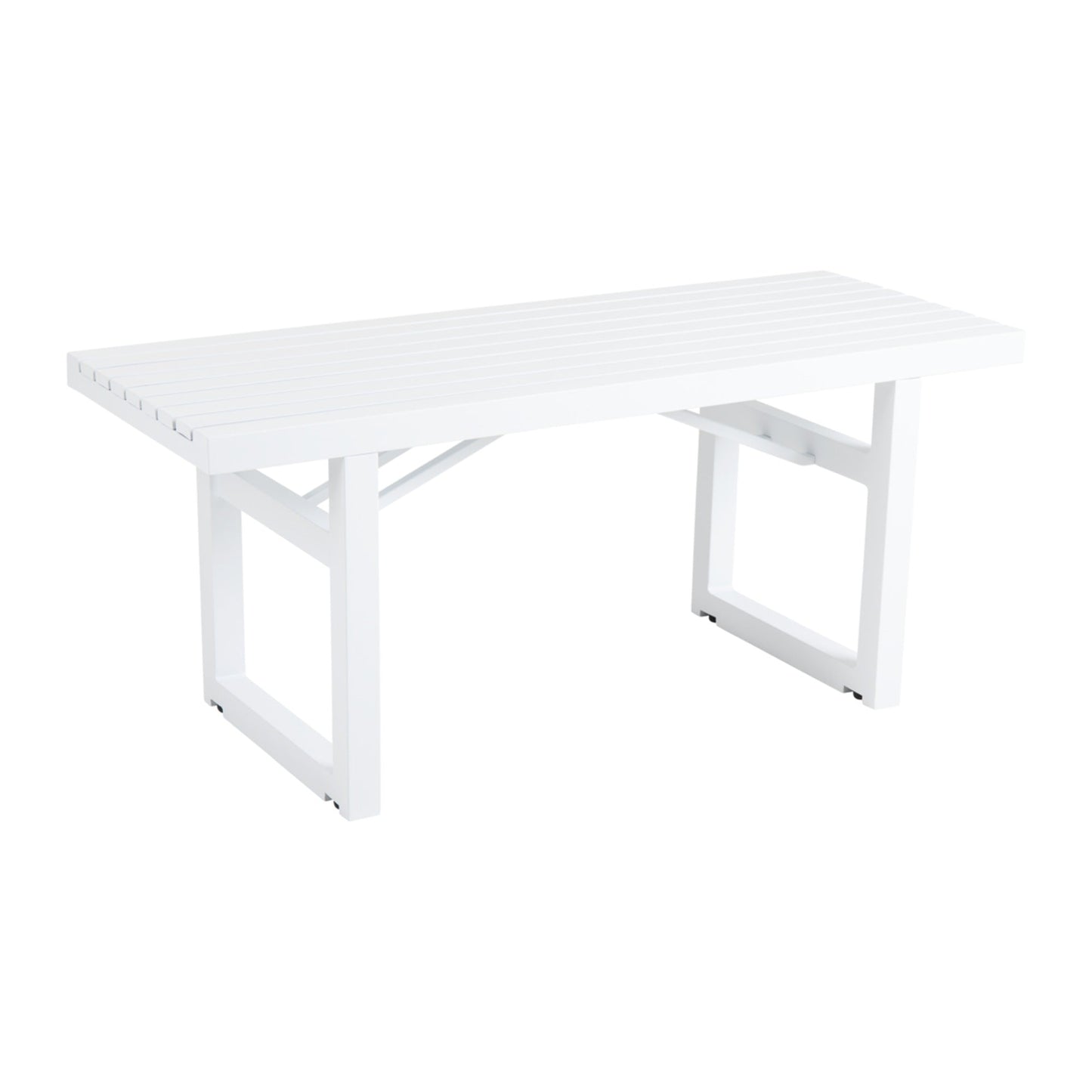 Vevi bänk Vit 105 cm – Brafab