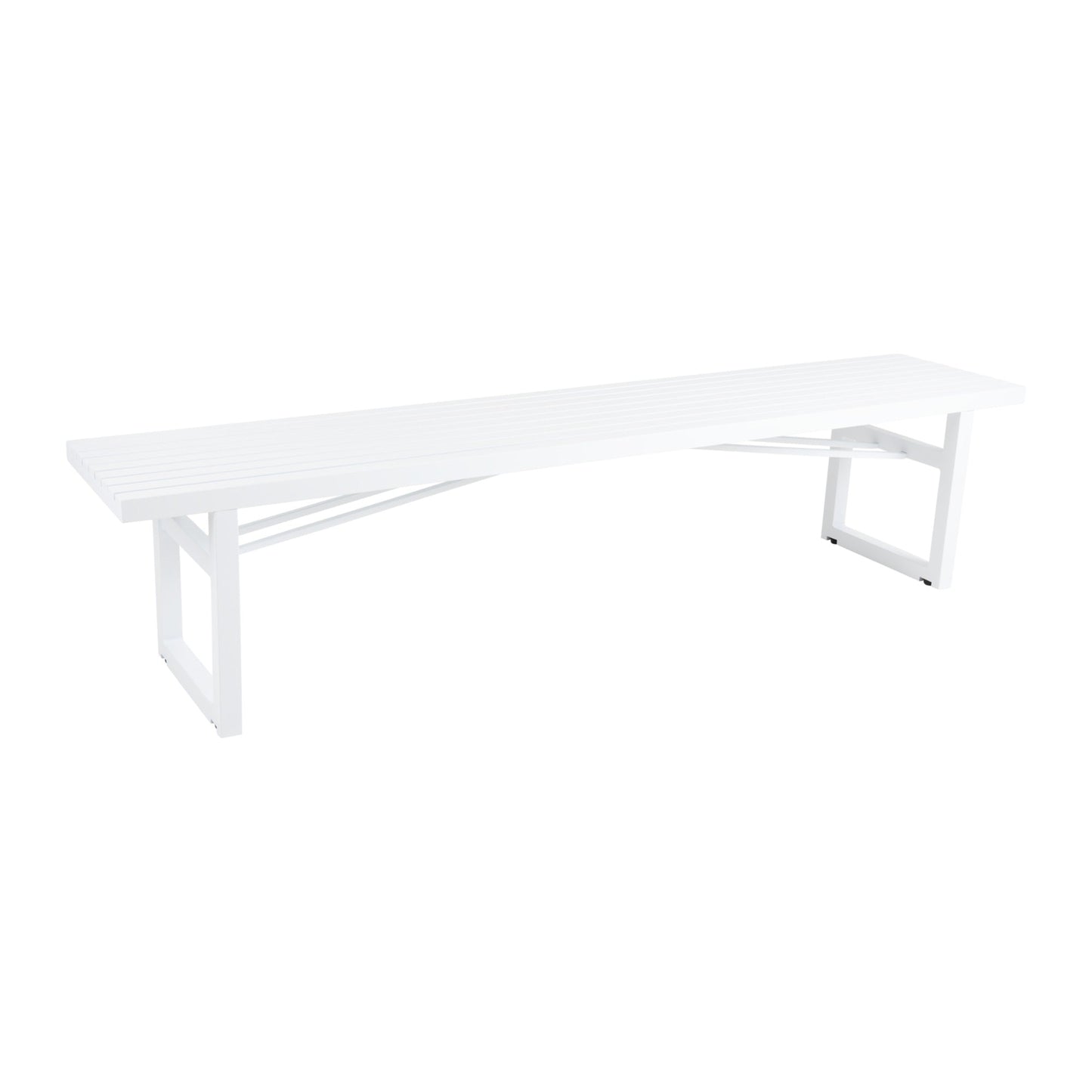 Vevi bänk Vit 200 cm – Brafab