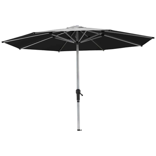 Lex Aluminium parasoll 3m mörk grå