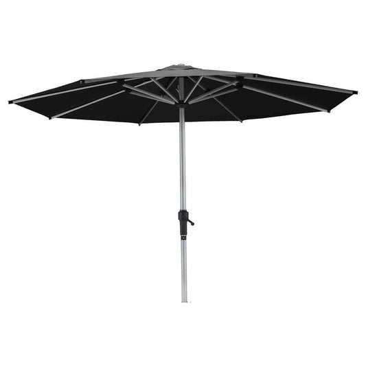 Lex Aluminium parasoll 3m svart