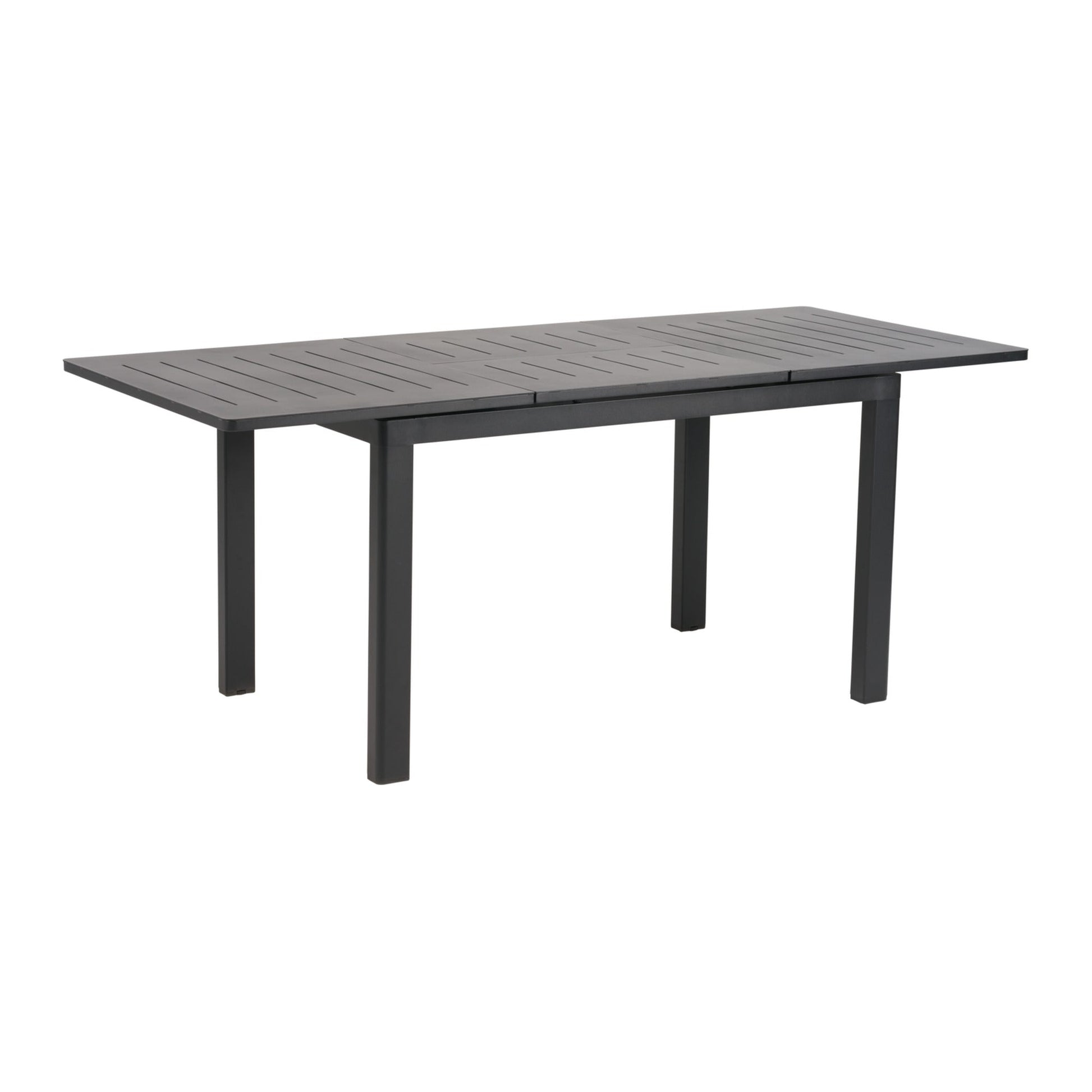 Lomma matbord 132-192×80 cm - Svart