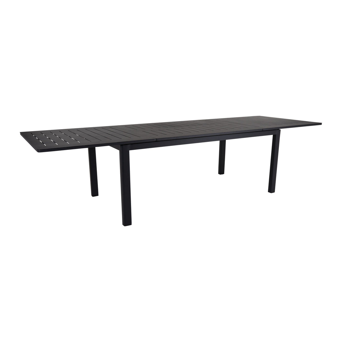 Lomma matbord 194-312×100 cm - Svart