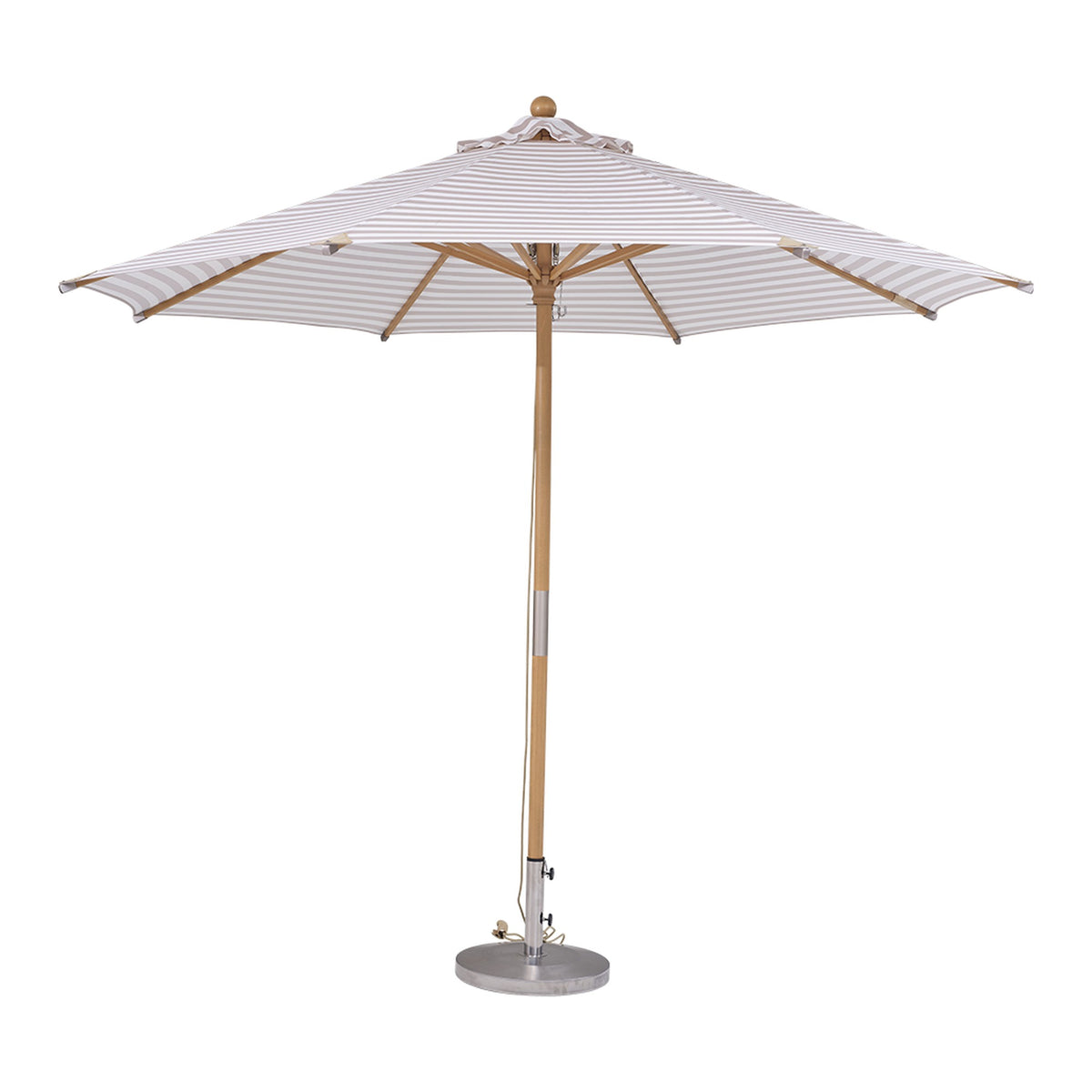 Brafab Ombrello parasoll Ø300 cm – Beige stripe – bild 3
