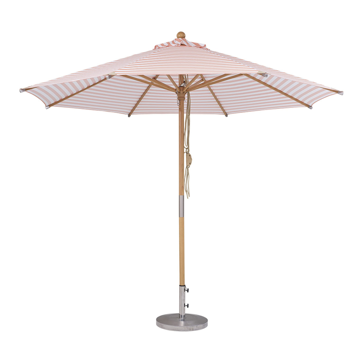 Brafab Ombrello parasoll Ø300 cm – Peach stripe – bild 3