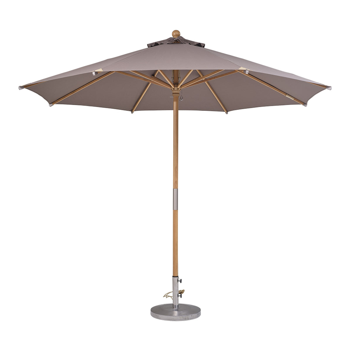 Brafab Ombrello parasoll Ø350 cm – Taupe – bild 3