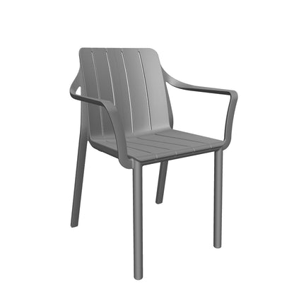 Tiberina Karmstol i Antracite – 3D-modell