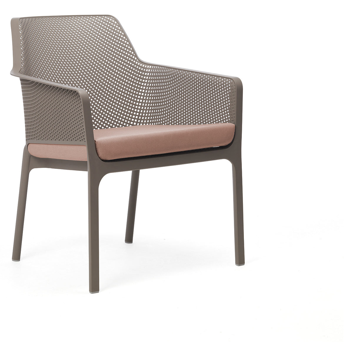 Net Relax Sittdyna i Rosa Quarzo på Net Relax Loungestol i Tortora
