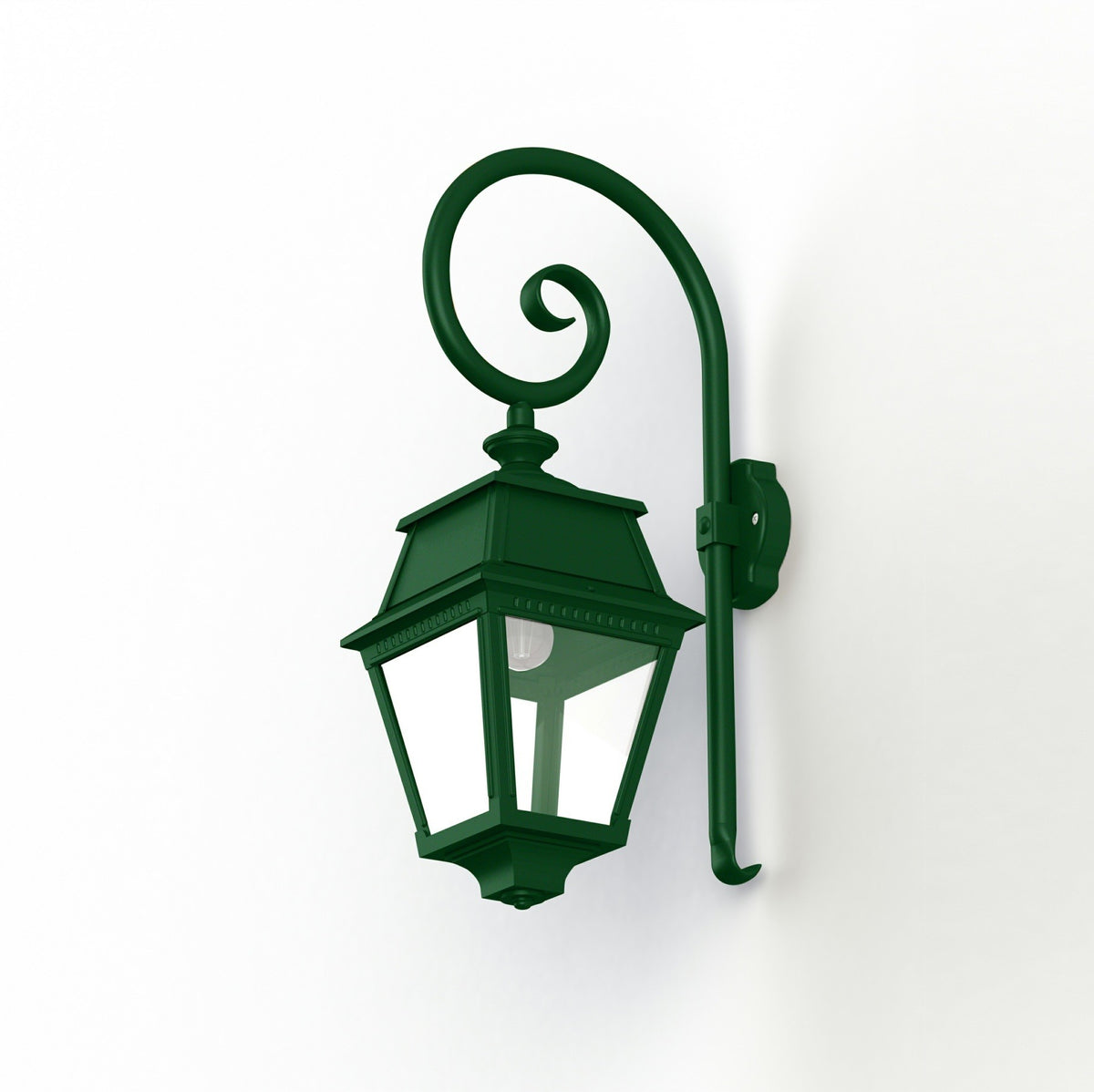 Roger Pradier Avenue 2 vägglampa N°2, grangrön