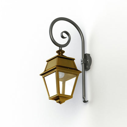 Roger Pradier Avenue 2 vägglampa N°2, lackerad mässing