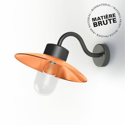 Roger Pradier Belcour N°1 vägglampa, rå koppar
