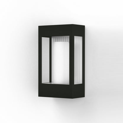 Roger Pradier Brick² N°1 vägglampa, mörkgrå, klart glas
