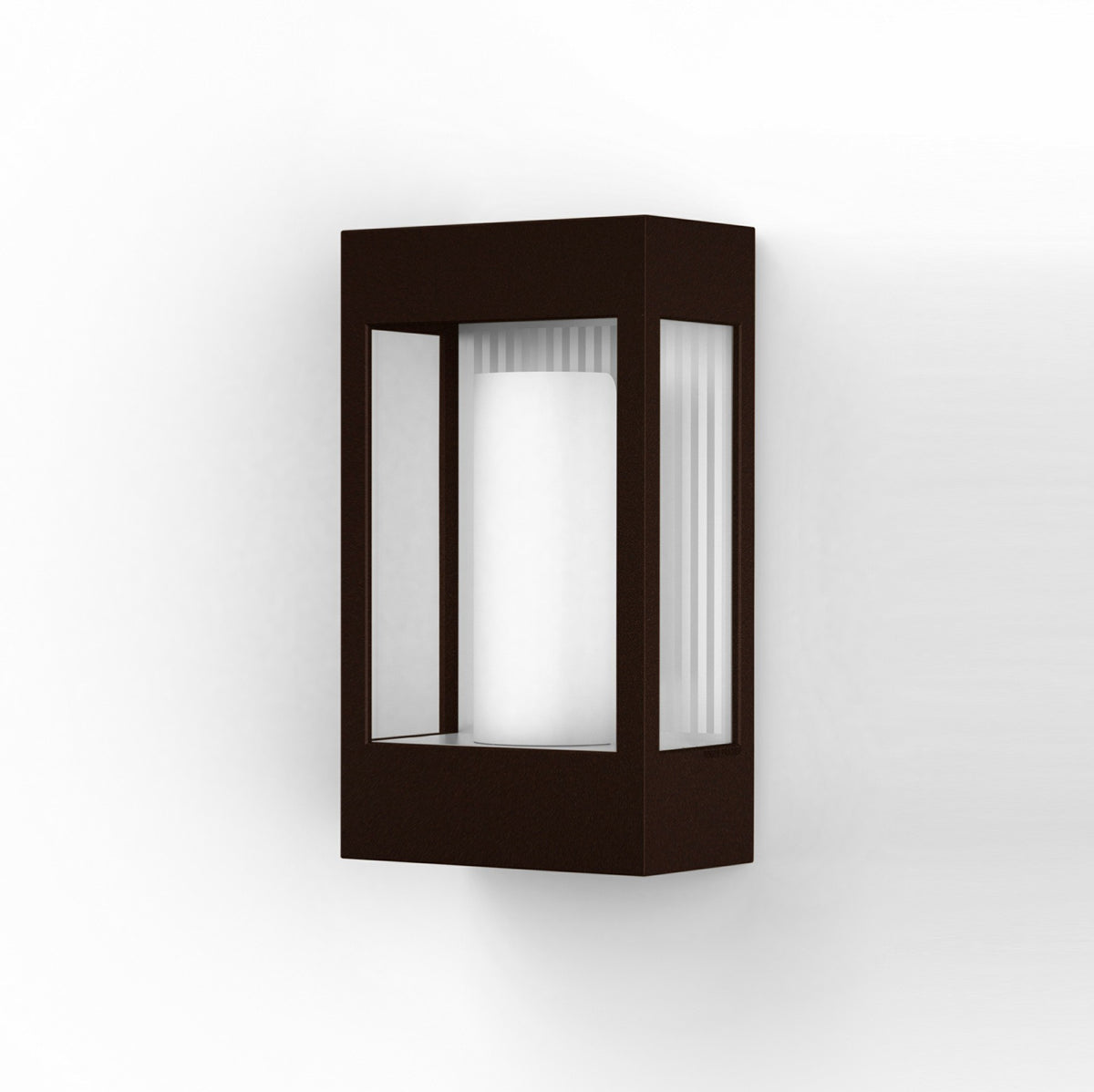 Roger Pradier Brick² N°1 vägglampa, antikbrun, klart glas