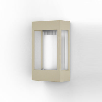 Roger Pradier Brick² N°1 vägglampa, kalksten, klart glas