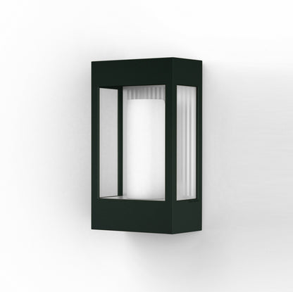 Roger Pradier Brick² N°1 vägglampa, skiffergrå, klart glas