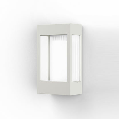 Roger Pradier Brick² N°1 vägglampa, ren vit, klart glas