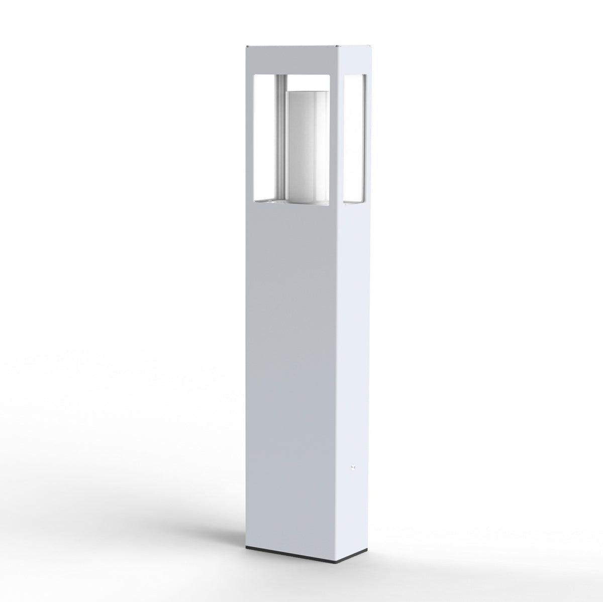 Roger Pradier Brick² N°3 pollare 80 cm, vit, klart glas