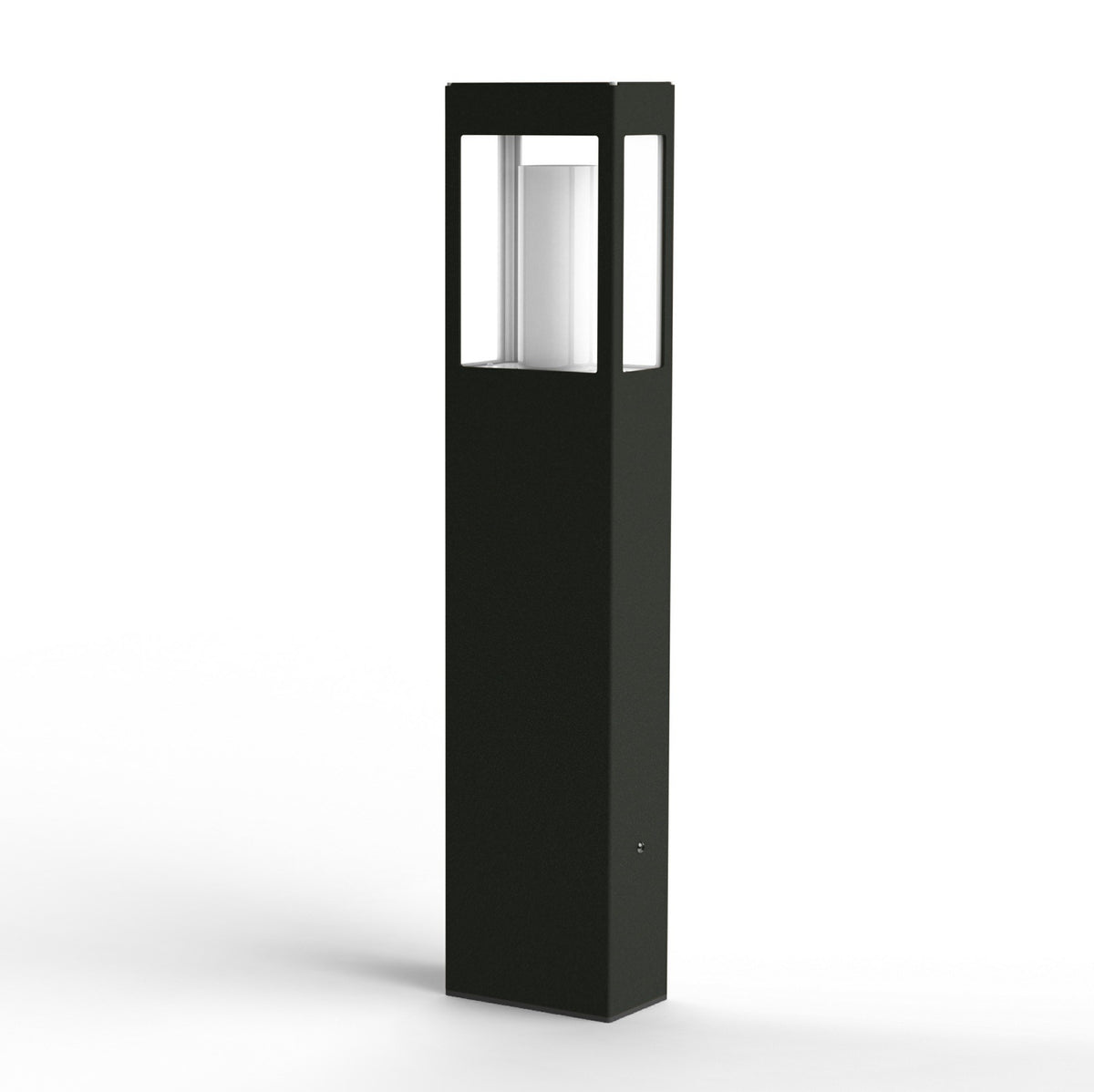 Roger Pradier Brick² N°3 pollare 80 cm, mörkgrå, klart glas