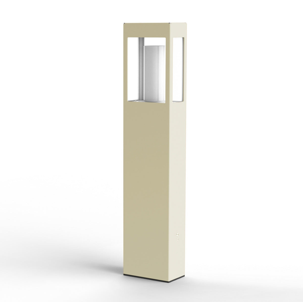 Roger Pradier Brick² N°3 pollare 80 cm, kalksten, klart glas