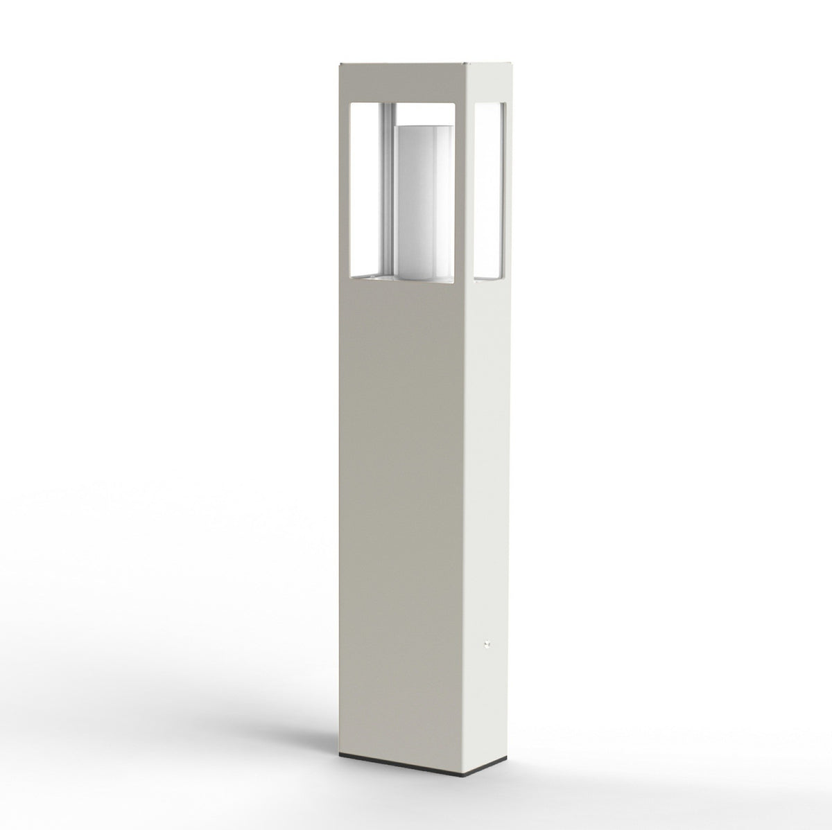 Roger Pradier Brick² N°3 pollare 80 cm, ren vit, klart glas
