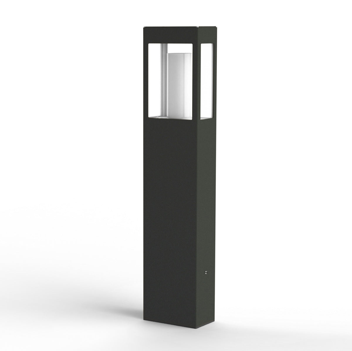 Roger Pradier Brick² N°3 pollare 80 cm, svartgrå, klart glas