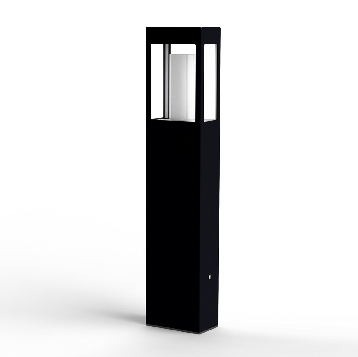 Roger Pradier Brick² N°3 pollare 80 cm, sammetssvart, klart glas