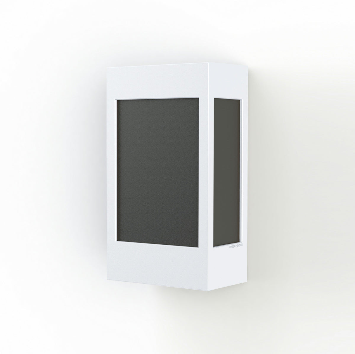 Roger Pradier Brick² N°1 vägglampa, vit, svart akryl