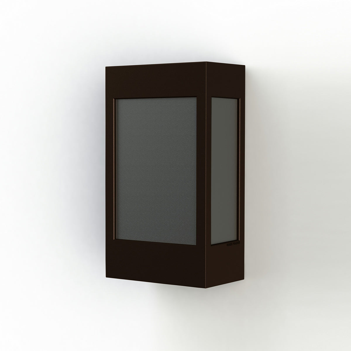 Roger Pradier Brick² N°1 vägglampa, antikbrun, svart akryl