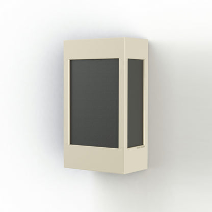 Roger Pradier Brick² N°1 vägglampa, kalksten, svart akryl