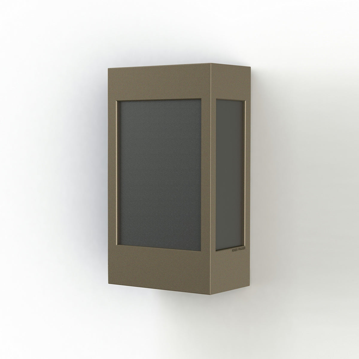 Roger Pradier Brick² N°1 vägglampa, sandsten, svart akryl