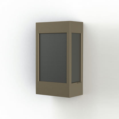 Roger Pradier Brick² N°1 vägglampa, sandsten, svart akryl