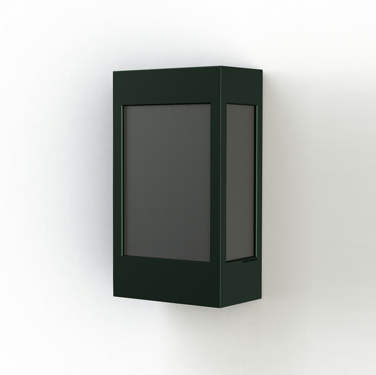 Roger Pradier Brick² N°1 vägglampa, skiffergrå, svart akryl