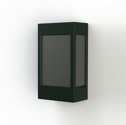 Roger Pradier Brick² N°1 vägglampa, skiffergrå, svart akryl