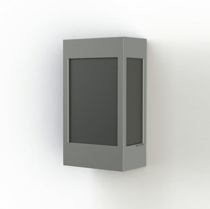 Roger Pradier Brick² N°1 vägglampa, sidengrå, svart akryl