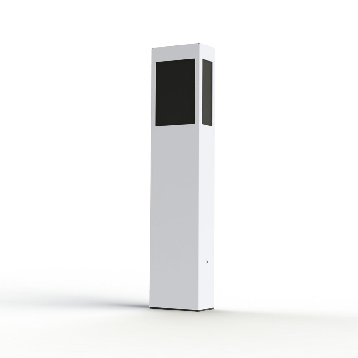 Roger Pradier Brick² N°3 pollare 80 cm, vit, svart akryl