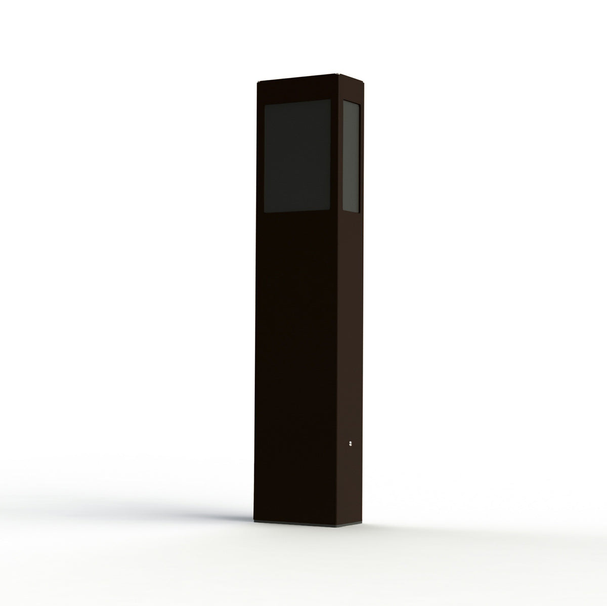 Roger Pradier Brick² N°3 pollare 80 cm, antikbrun, svart akryl