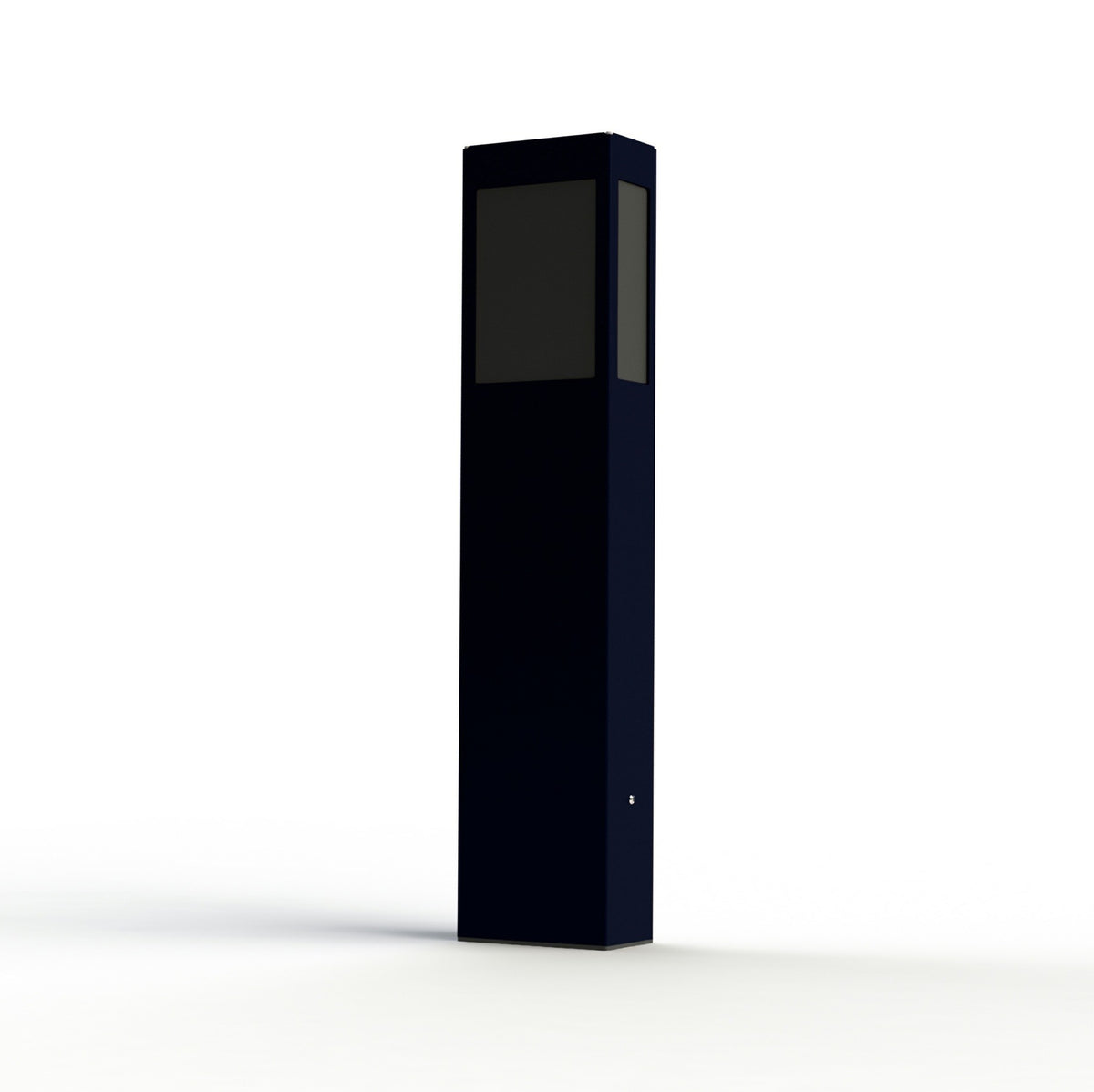Roger Pradier Brick² N°3 pollare 80 cm, stålblå, svart akryl