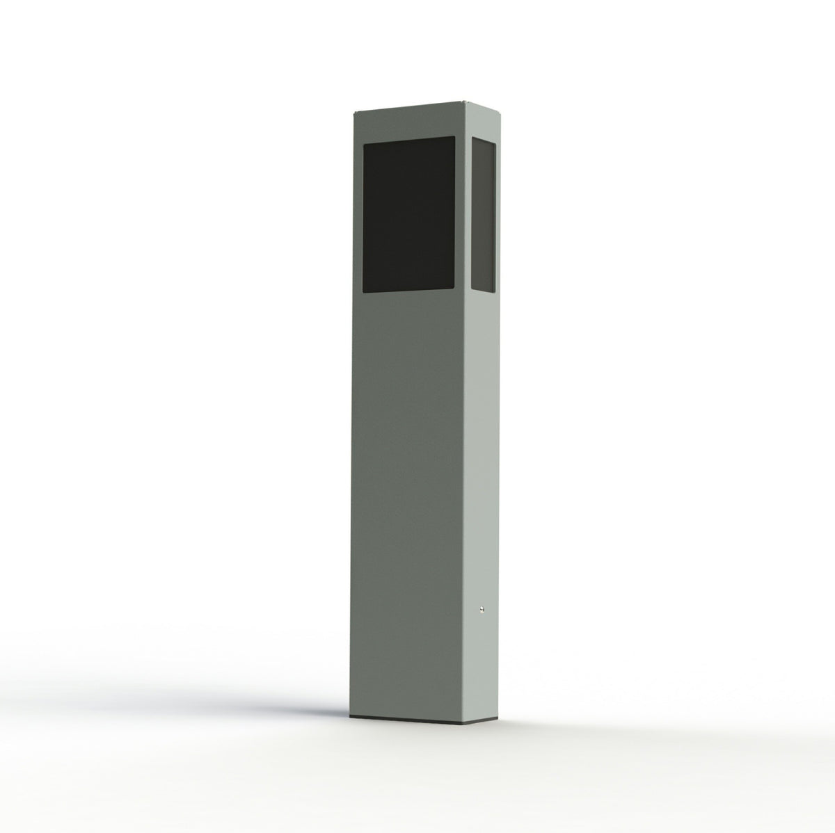Roger Pradier Brick² N°3 pollare 80 cm, sidengrå, svart akryl