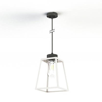 Roger Pradier Lampiok 1 taklampa N°4, vit, klart glas