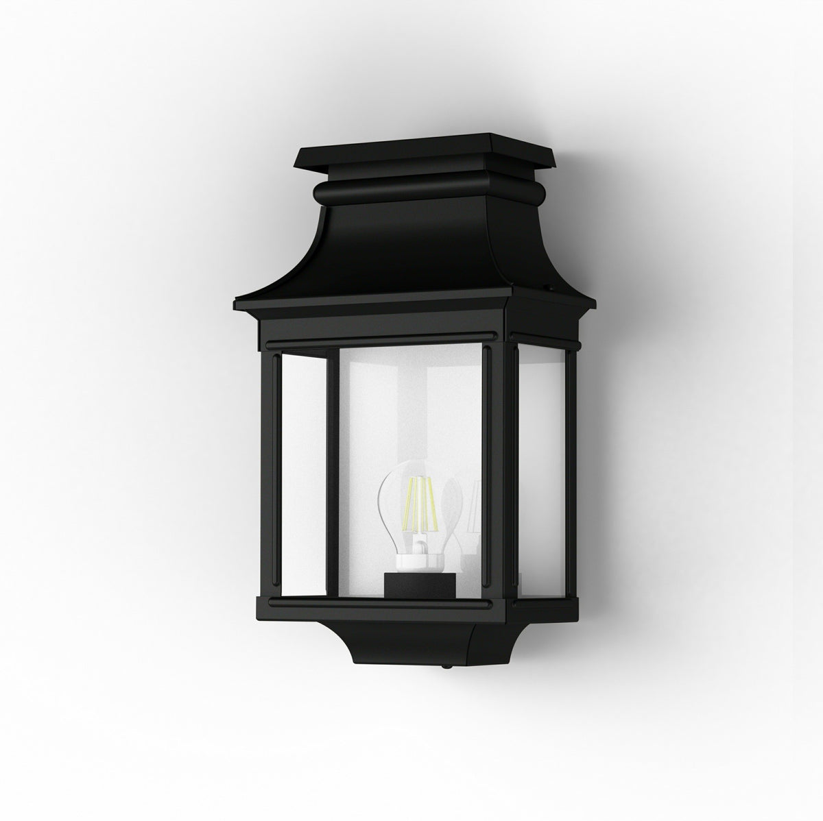 Roger Pradier Louis Philippe 1 vägglampa, svart