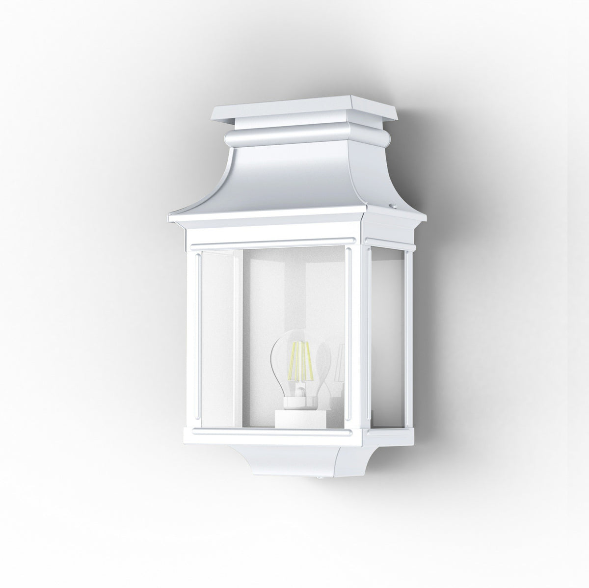 Roger Pradier Louis Philippe 1 vägglampa, vit