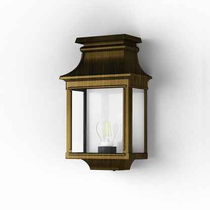 Roger Pradier Louis Philippe 1 vägglampa, guldpatina