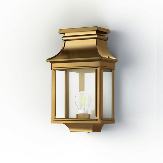 Roger Pradier Louis Philippe 1 vägglampa, lackerad mässing