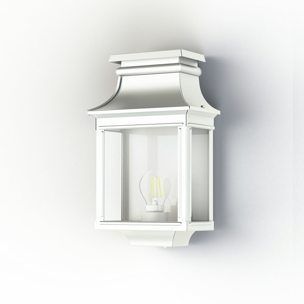 Roger Pradier Louis Philippe 1 vägglampa, rå zink