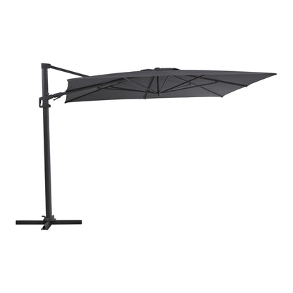 Brafab Vinovo frihängande parasoll Fyrkantig 300×300 cm – Antracit/Grå