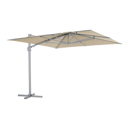 Brafab Vinovo frihängande parasoll Fyrkantig 300×300 cm – Light Grey/Khaki